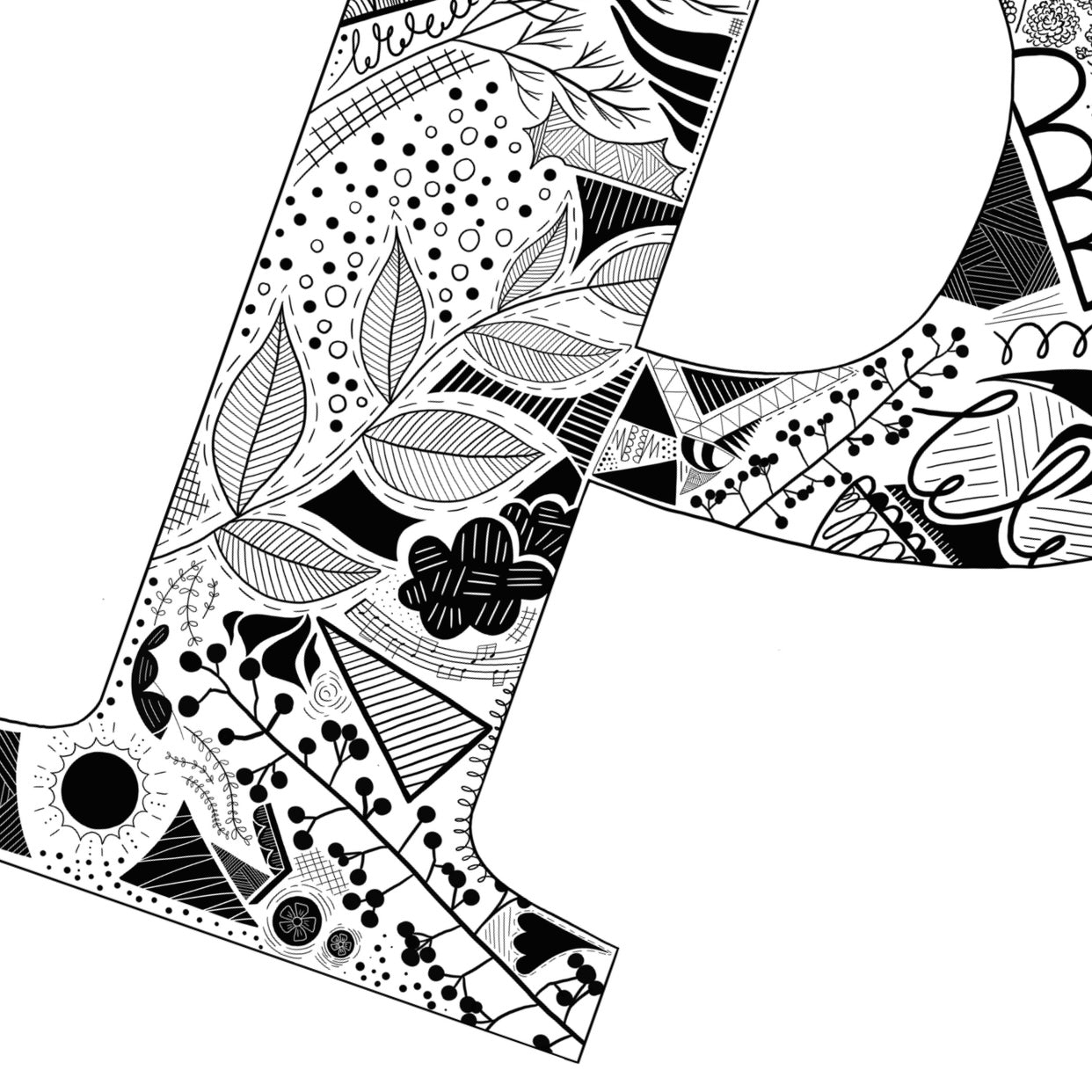 Letter ‘P’ Print